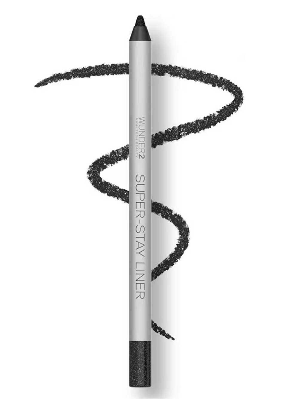 Wunder2 Super-Stay Liner Glitter Black Waterproof Eyeliner New